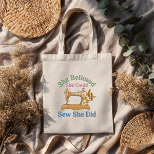 Sew She Did Embroidery File Funny Sewing Quote Machine Embroidery Design Sewing Machine Stitch Pattern Quilter Gift Sewing Lover Design