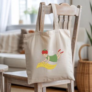 Tomato Pincushion Fairy Embroidery File: Whimsical Sewing Machine Pattern (Digital Download)