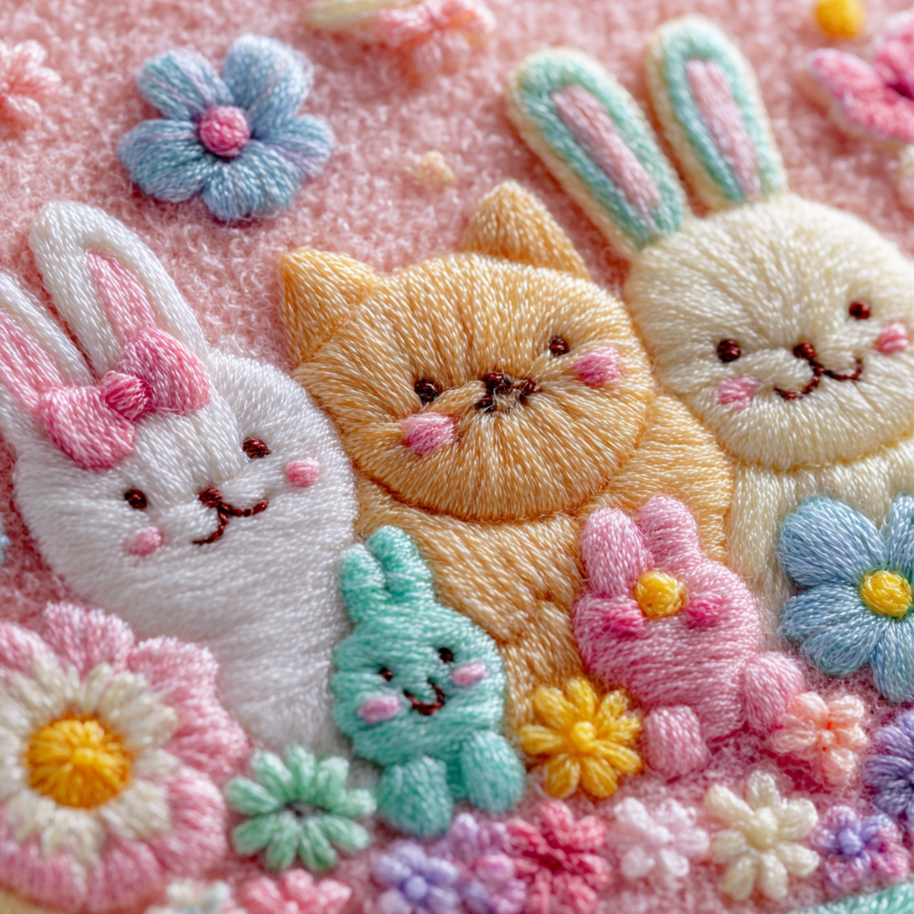 The Joy of Cute Embroidery: How Playful Designs Are Winning Hearts