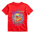 I'm Not Short I'm Just Compact And Ridiculously Adorable T Shirt Cute Hippie Duck Graphic Tee Funny Groovy Duck Shirt Colorful Peace Shirt Gift For Duck Lovers