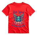 Be You The World Will Adjust T Shirt Hippie Frog Butterfly Graphic Tee Retro Lotus Frog Shirt Groovy Positive Shirt Gift For Frog Lovers