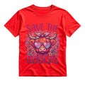 Save The Udders T Shirt Groovy Highland Cow Graphic Tee Pink Ribbon Cow Shirt Breast Cancer Awareness Shirt Hippie Cow Shirt Gift For Cow Lovers
