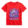 Eat Mushrooms See The Universe T Shirt Psychedelic Tie Dye Mushroom Graphic Tee Trippy Galaxy Mushroom Shirt Groovy Hippie Shirt Gift For Mushroom Lovers