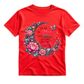 Be Like The Moon And Shine Even When You Aren't Whole T Shirt Moon Floral Graphic Tee Boho Moon Shirt Butterfly Moon Shirt Inspirational Shirt Gift For Moon Lovers