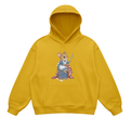 Sewing Mouse Embroidered Hoodie – Cute Seamstress Design, Cozy Gift for Sewing Lovers