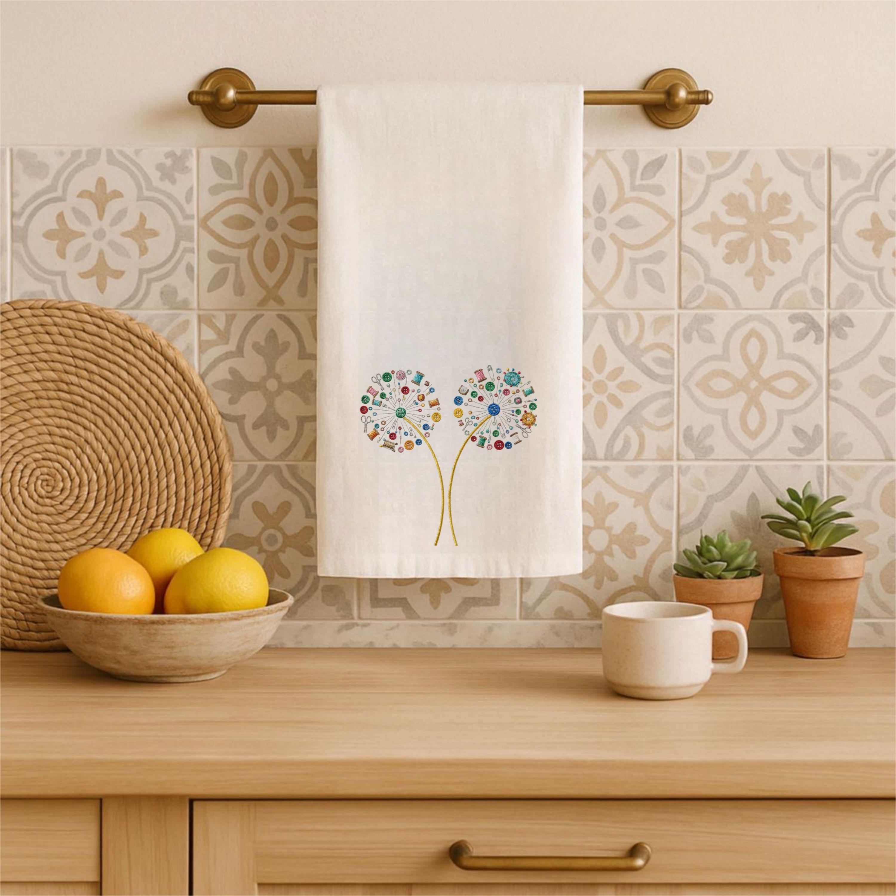 Cute Sewing Dandelion Embroidery File Quilting Equipment Design Machine Embroidery Pattern Quilter Gift Stitch Design