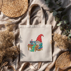 Gnome Teatowel Embroidery File Cute Summer Gnome Machine Embroidery Design Kitchen Towel Stitch Pattern Sewing Craft Seamstress Gift