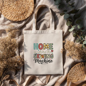Home is Where the Sewing Machine Embroidery File (Digital Download)