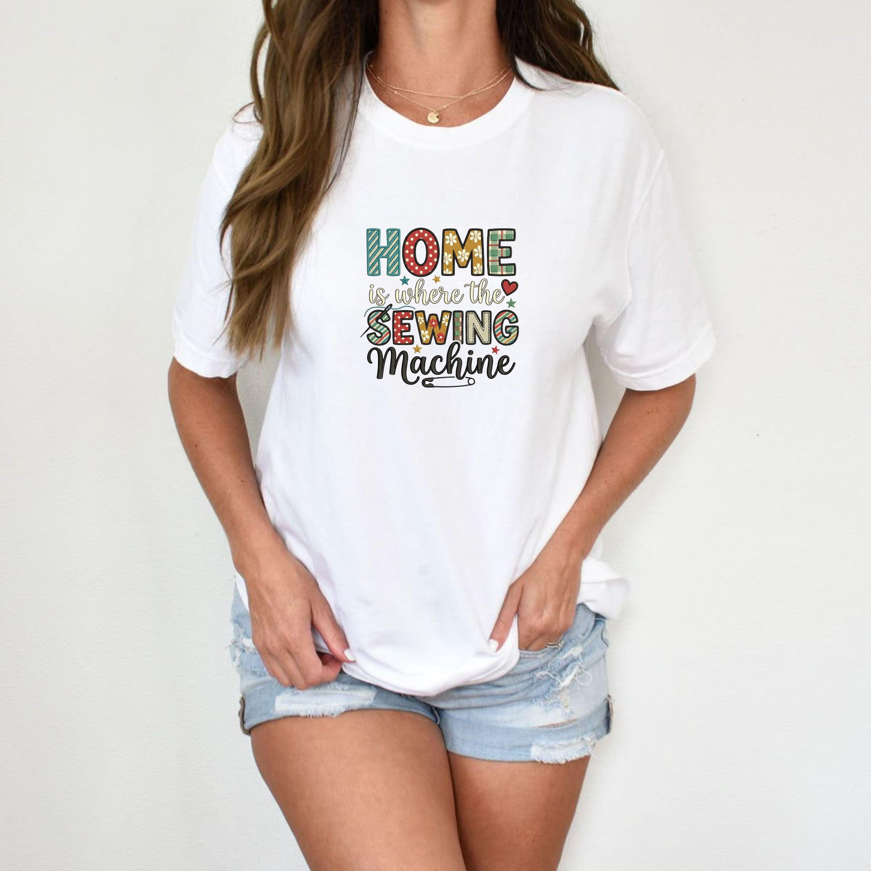 Home is Where the Sewing Machine Embroidery File (Digital Download)