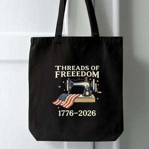 Threads of Freedom Embroidery File: USA 250th Anniversary American Flag Sewing Machine Design